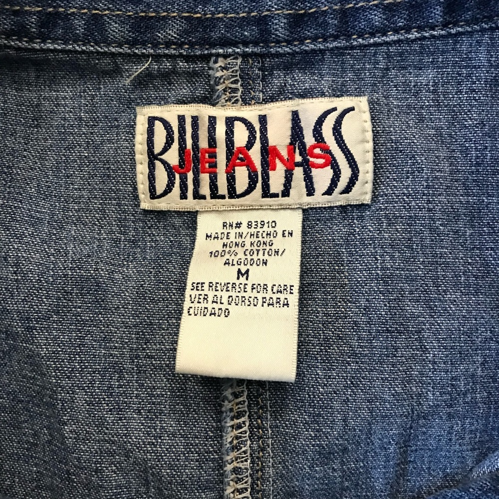 BILL BLASS JEANS DENIM DRESS - Picture 4 of 4